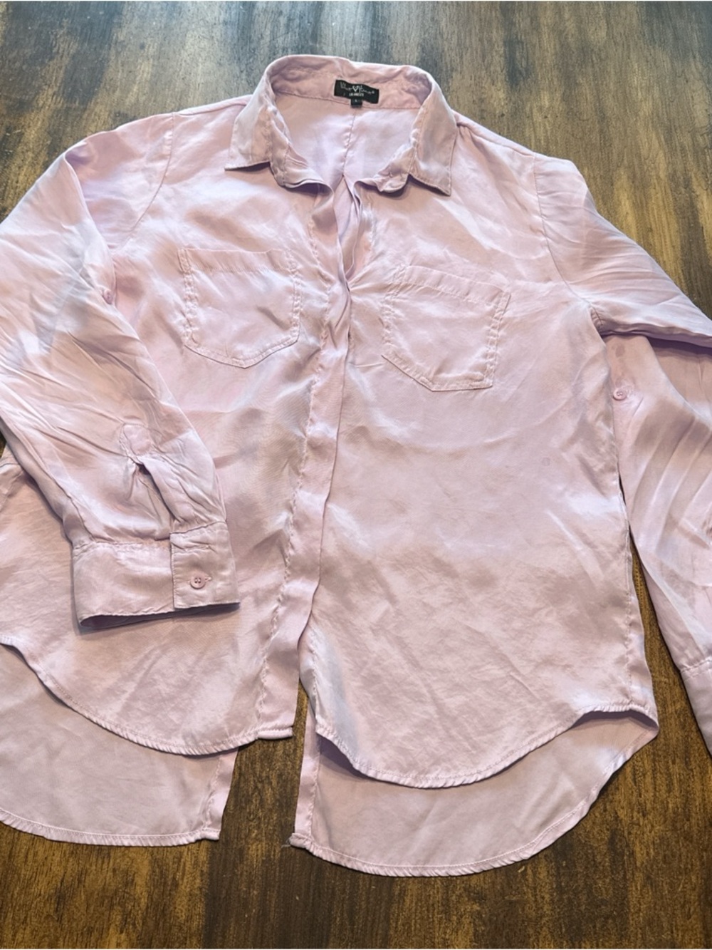 Velvet Heart Lilac Collared Button-Up